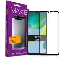 Придбати - захисне скло для смартфона  Захисне скло MakeFuture FC FG чорне для Motorola E13