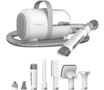 Придбати - інструмент для грумінгу  Набір для грумінгу та догляду з пилососом PetChois GV1 Білий