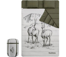 Придбати - спальний мішок  Спальний мішок двомісний Naturehike NH21MSD06, зелений (6927595795330)