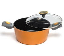 Придбати - кастрюлю та казан  Каструля кована з кришкою Hölmer Star Sunny Premium, 4,2 л (CR-1342-SDMOL Star Sunny Premium)