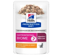 Придбати - корм для кота  Корм Hill’s Prescription Diet Gastrointestinal Biome Вологий корм для котів при захворюваннях шлунково-кишкового тракту, з куркою, пауч, 85 г(607212)(52742053806)