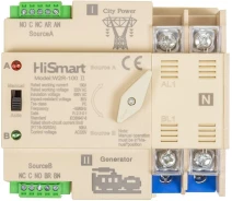 Придбати - автоматичний вимикач  Автоматичний перемикач HiSmart W2R-2P 220V 100A