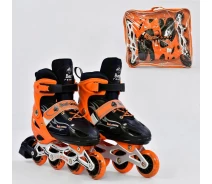 Придбати - роликові ковзани  Ролики А 25514/97410 M Best Roller, розмір 34-37, колеса PVC, d = 7см, переднє колесо світло