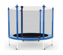 Придбати - батут  Батут Atleto 152 см з сіткою синій (5 ft)