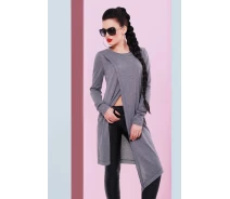Придбати - жіночу кофту  Дизайнерська кофта-туніка Fashion L, сірий 46-336008