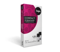 Придбати - аксессуар для электронных сигарет  Картриджі Logic Compact Purple Mix для POD систем 1.5% 2 шт (Ягідний мікс).
