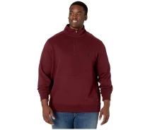 Придбати - чоловічу толстовку  Толстовка Nautica Big & Tall Fleece Basic 1/4 Zip Royal Burgundy, 1X (11203337)
