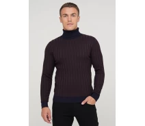 Придбати - чоловічу водолазку та гольф  Гольф Trend Collection 3022 Коричневий 3XL