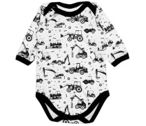 Придбати - дитяче боді  Боді MISHKA Трактори білий 80 розмір (1752-82)