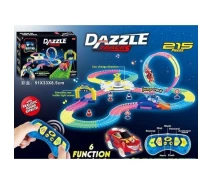 Придбати - іграшковий гараж, паркінг, трек  Трек на радіокеруванні Dazzle Tracks 156 довжина траси 475 см, 227 деталей, машинка на радіоуправлінні, світло, звук 87387