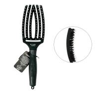 Придбати - гребінець  Щітка масажна Olivia Garden з натуральною щетиною Finger Brush Combo (OGBFBC2M) (0089071)