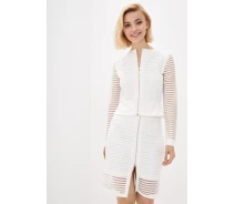 Придбати - жіночий костюм  Костюм зі спідницею "Гледіс" (білий) 42-44 (XS-S)