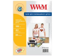 Придбати - фотопапір  Папір WWM A3 Sublimation (SP100.A3.20)