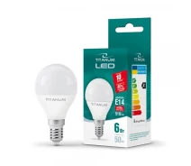 Придбати - LED-лампу  Лампа світлодіодна TITANUM G45 6W E14 4100K (TLG4506144)