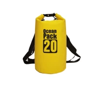 Придбати - рюкзак  Водонепроницаемая сумка рюкзак гермомешок с шлейкой на плечо Ocean Pack 20 л Yellow (5153582159)