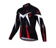 Придбати - велоодяг  Велоджерсі X-Тiger XM-CY-013 кофта з довгим рукавом Red XS