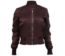 Придбати - жіночий бомбер  Оригінальний жіночий бомбер Miss Top Gun MA-1 Bomber Jacket TGJ1573 (Burgundy)