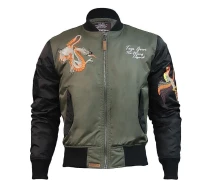 Придбати - чоловічий бомбер  Оригінальний бомбер Top Gun The Flying Legend Bomber Jacket TGJ1634 (Olive)