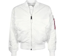 Придбати - чоловічий бомбер  Білий бомбер Alpha Industries MA-1 Flight Jacket MJM21000C1 (White)