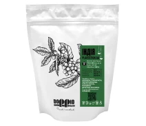Придбати - каву  Кава в зернах Doppio Coffee Арабіка Індія Plantation 200 г
