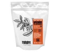 Придбати - каву  Кава в зернах Doppio Coffee Арабіка Бразилія Yellow Bourbon NY 200 г