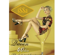 Придбати - жіночі колготи  Колготки ISSA PLUS Queen 40 2 мокка