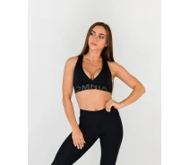 Придбати - жіночий топ  Спортивний топ для фітнесу і залу Roberta (push-up) Omnia Wear M Чорний