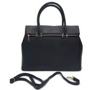 Придбати - жіночу сумку  Жіноча шкіряна сумка Italian fabric bags +1426 black