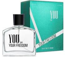 Придбати - мужскую парфюмерию  Туалетна вода для чоловіків Аромат "You and your freedom" 110 мл (4820147056489)