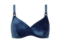 Придбати - верх купальника  М'який велюровий ліф BeachLife 070111-697 85E Синій BeachLife 070111-697