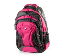 Придбати - рюкзак  Рюкзак міський сіро-рожевий (R000248)