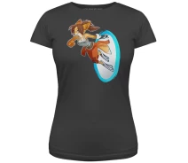 Придбати - подарок для геймеров  Футболка Good Smile Portal Fox Chell L Woman (PTL184CDD1_CHA_L)