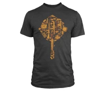 Придбати - подарок для геймеров  Футболка Jinx PUBG Interlocking Inventory Premium Tee Charcoal Heather XL (JINX-8969 CHXL)