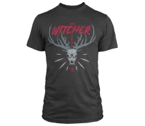 Придбати - подарок для геймеров  Футболка Jinx The Witcher 3 Trophy Hunter Charcoal Heather L (JINX-11010L)