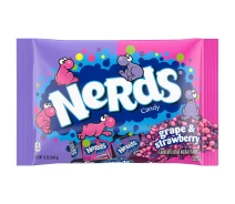 Придбати - конфету  Драже Nerds Grape and Strawberry Candy 340 г