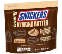 Придбати - конфету  Цукерки Snickers Creamy Almond Butter Candy Bars 218,3 г