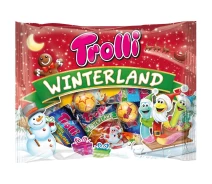 Придбати - конфету  Мікс солодощів Trolli Winterland 450 г
