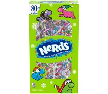 Придбати - конфету  Льодяники-тростини Nerds Mini Holiday Candy Canes 340 г