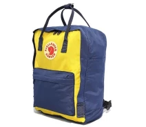 Придбати - рюкзак  Рюкзак Fjallraven Kanken Classic жовто-синій підлітковий рюкзак