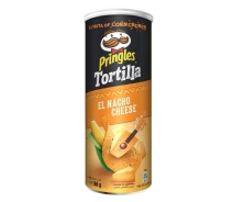 Придбати - чипсы  Чіпси NACHO CHEESE TORTILLA кукурудзяні зі смаком сиру, PRINGLES, 160 г