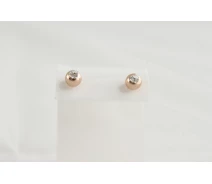 Придбати - сережку біжутерію  Сережки гвоздики Xuping Jewelry фіаніти позолота (089690)