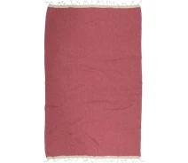 Придбати - полотенца  Полотенце Barine Pestemal - Basak 95*165 Marsala-Beige марсала-бежевый (svt-2000022275514)