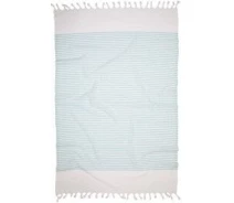 Придбати - полотенца  Полотенце Barine Pestemal - White Imbat 90*170 Mint ментоловое (2000022171540)