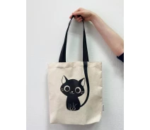 Придбати - рюкзак  Екосумки шоппер 4Profi Kitty двунитка (бавовна) біла 14769