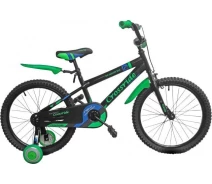 Придбати - велосипед  Велосипед CROSSRIDE 20 BMX ST "FASHION BIKE" 10 "Чорний з зеленим (04521)