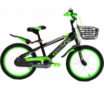 Придбати - велосипед  Велосипед CROSSRIDE 20 BMX ST "BRIX" 10 "Чорний з зеленим (04571)