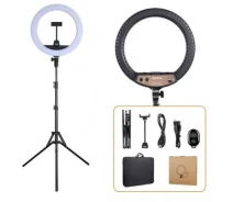 Придбати - кільцеве світло  Професійна Студійна світлодіодна Led Лампа .Кільцева Led лампа Ring Light ZB-R14 36W Селфі кільце блоггера 35см Сумка-чохол bluetooth пульт
