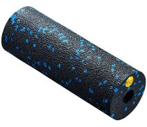 Придбати - масажний валик  Масажний ролик 4FIZJO Mini Foam Roller 15 x 5.3 см (валик, роллер) Black/Blue (P-5907222931943)