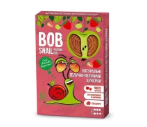 Придбати - конфету  Цукерки натуральні яблучно-полуничні, Bob Snail, 60 г