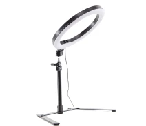 Придбати - кільцеве світло  Кільцева LED лампа LUMERTY Mini (25см - 20w) на настільному штативі з утримувачем для телефону, для селфі/блогерів/beauty